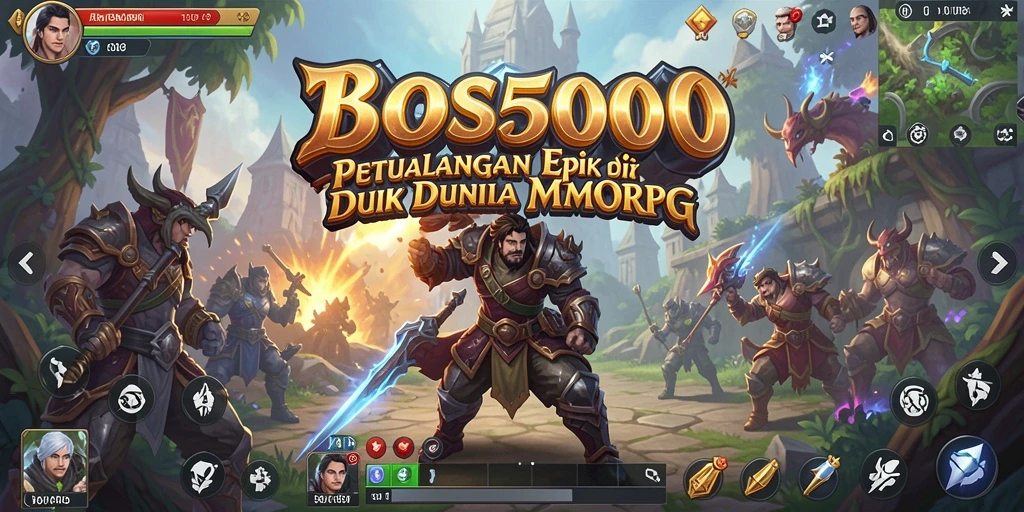 Tampilan aksi seru dalam gameplay BOS5000 yang menakjubkan.