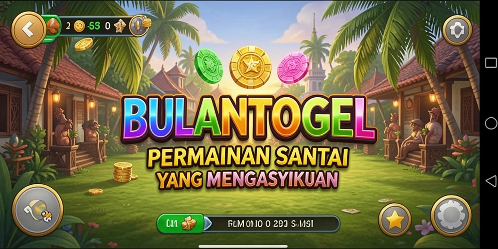 Tampilan gameplay menarik dan penuh warna dari BULANTOGEL.