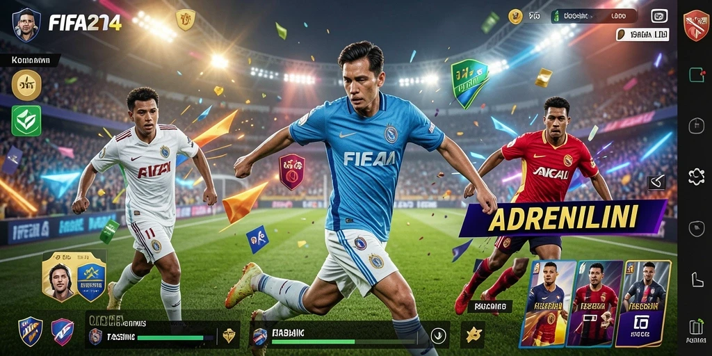 Screenshot menampilkan gameplay menegangkan pada aplikasi Kasino FIFA234.