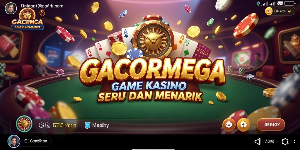 GACORMEGA menampilkan gameplay kasino yang menarik dan interaktif.
