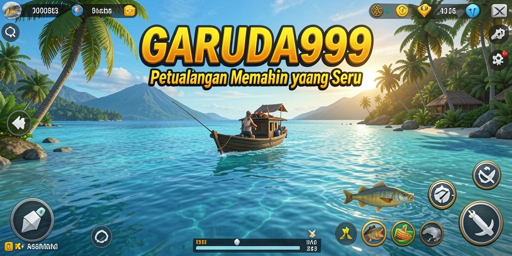 Gameplay menarik dengan berbagai aktivitas memancing.