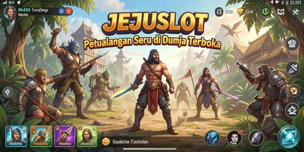 Tampilan gameplay JEJUSLOT yang mengasyikkan dalam dunia terbuka.