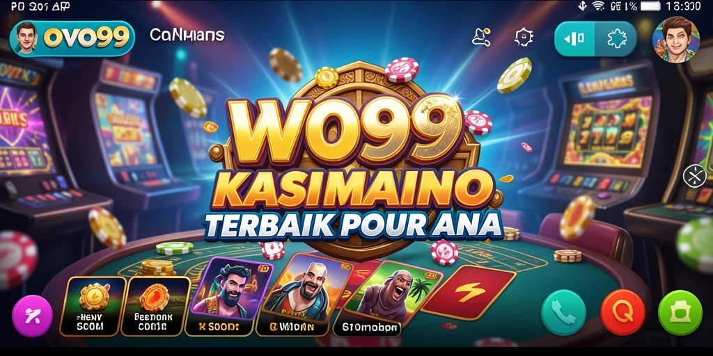Tampilan permainan Kasino OVO99 yang menarik dan mendebarkan.