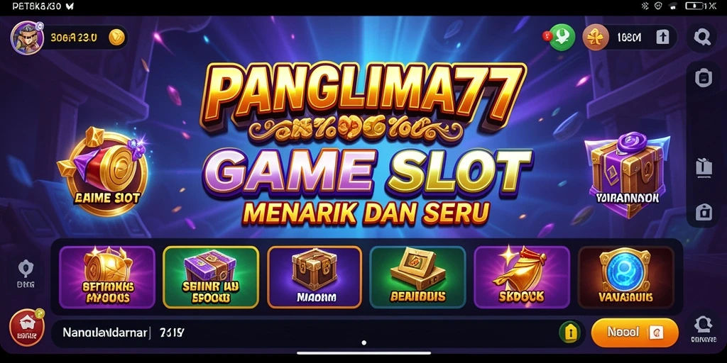 Tampilan menarik gameplay Slot dari PANGLIMA77.