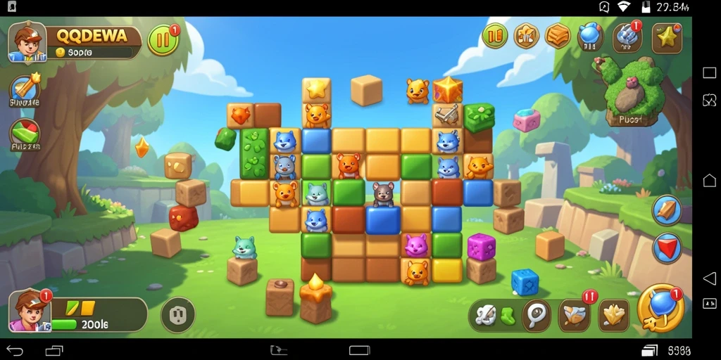 Screenshot QQDEWA menampilkan gameplay seru dari berbagai tantangan puzzle.