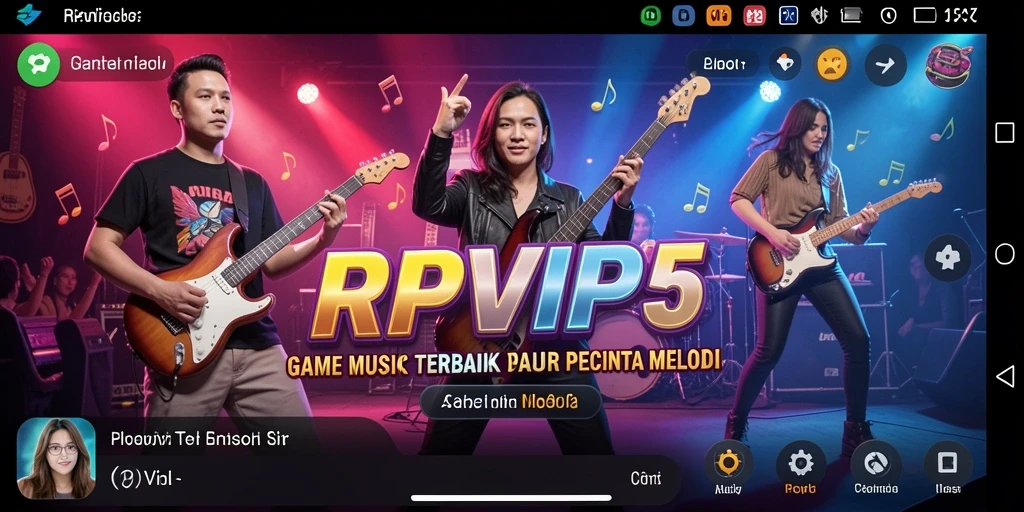 Screenshot RPVIP5 menampilkan gameplay mendebarkan dengan alunan musik yang menggugah.