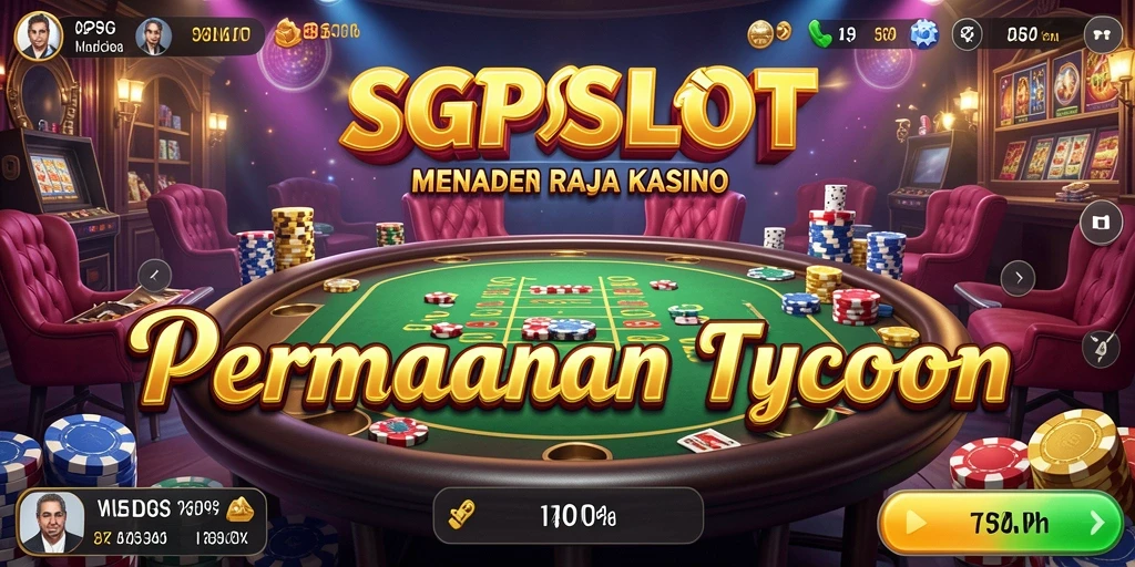 Screenshot gameplay SGPSLOT menampilkan keseruan membangun kasino.