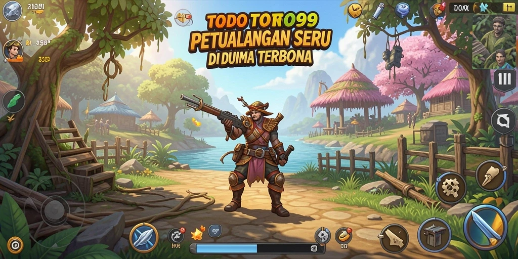 Tampilan menarik dari gameplay TOTO99 di dunia terbuka.