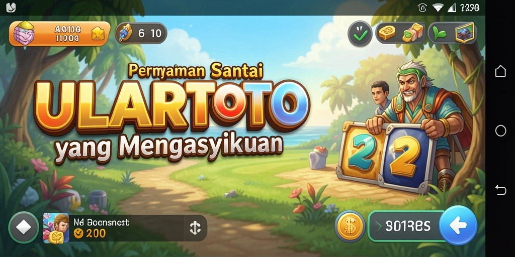 Tampilan menarik dari gameplay ULARTOTO yang seru dan mengasyikkan.