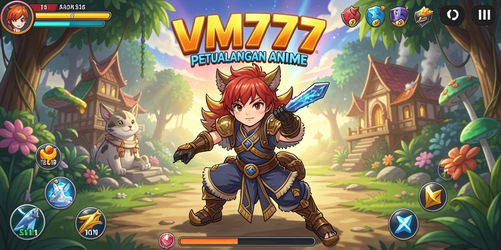 Gameplay seru dari VM777 dengan karakter Anime menarik.