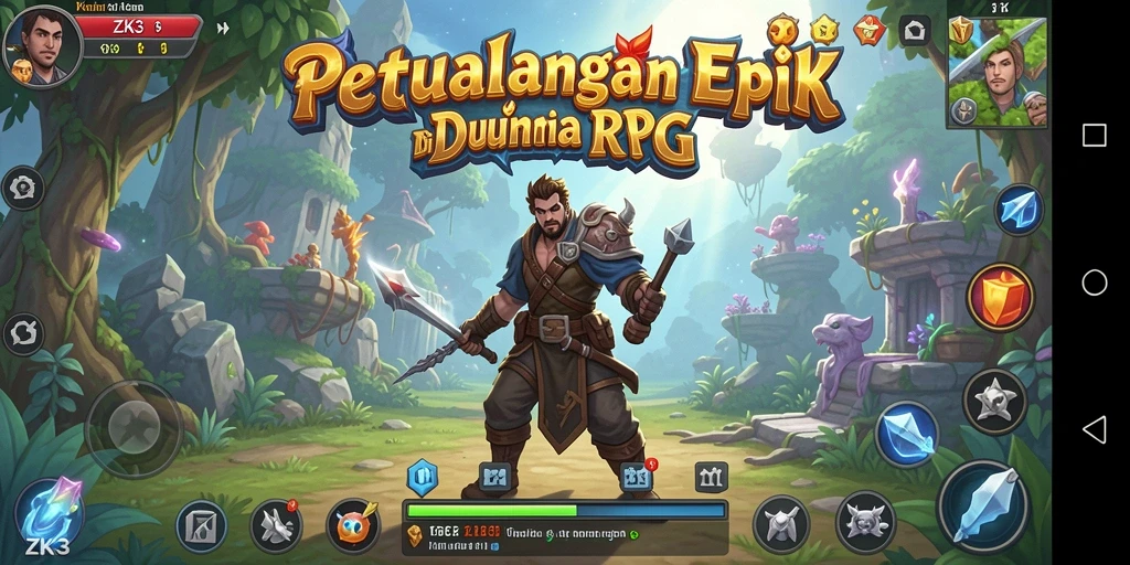 Gameplay ZK3 yang menarik dengan grafik menawan dan pertempuran epik.